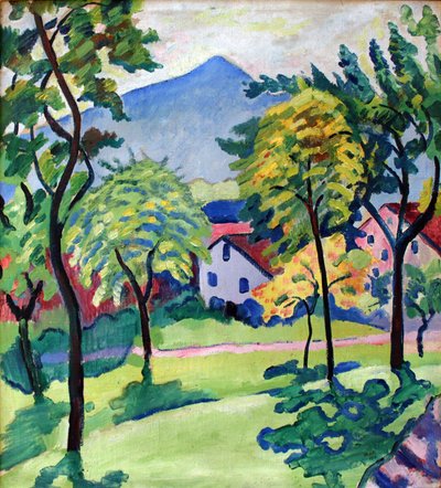 Tegernsee Landscape by August Macke